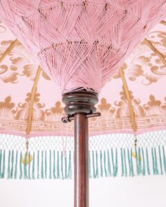 Bali parasol with soft pastel color combination
